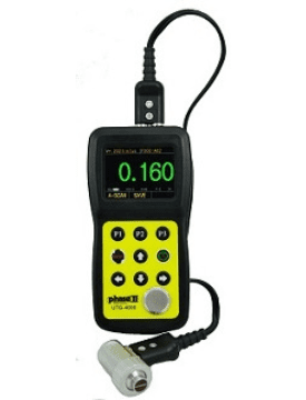 A scan B Scan Ultrasonic Thickness Gauge, Thru Coating Capability, Memory, Output & Software